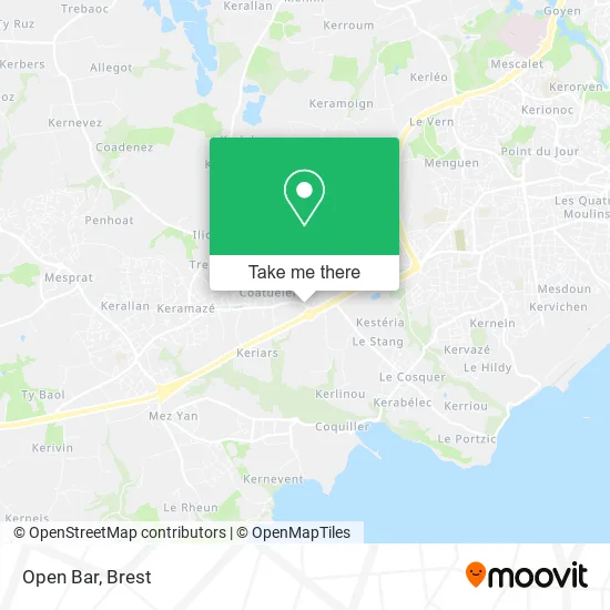 Open Bar map