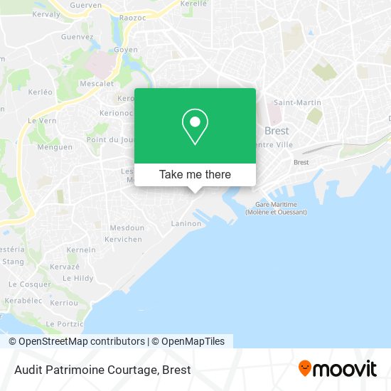 Audit Patrimoine Courtage map