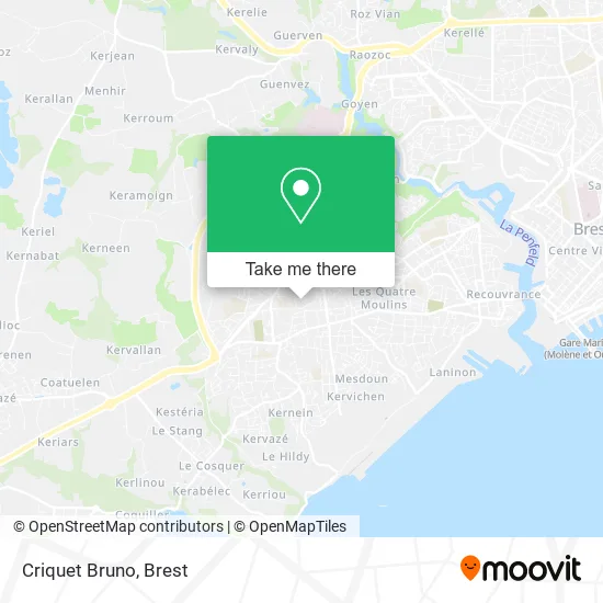 Criquet Bruno map