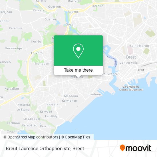Breut Laurence Orthophoniste map