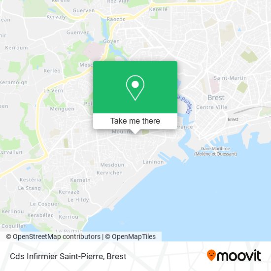 Cds Infirmier Saint-Pierre map