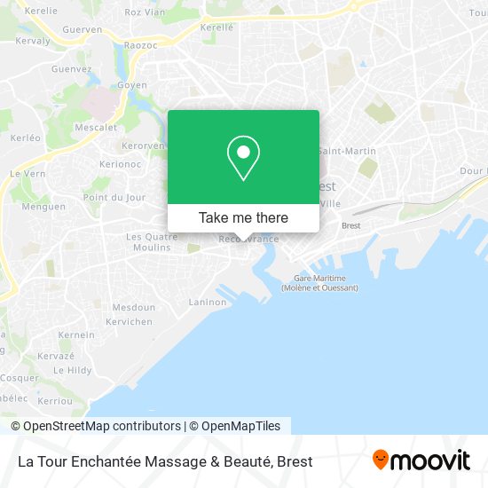 La Tour Enchantée Massage & Beauté map