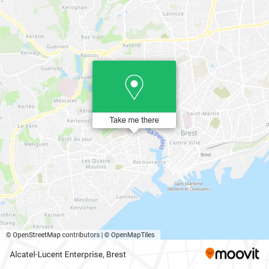 Alcatel-Lucent Enterprise map