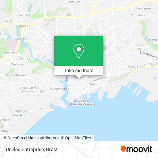 Unelec Entreprise map