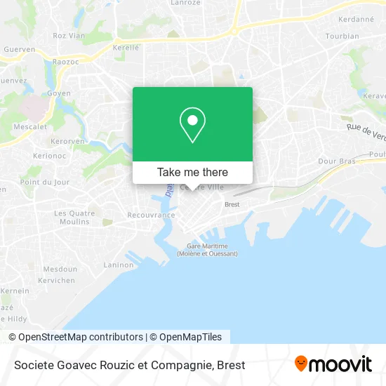 Societe Goavec Rouzic et Compagnie map