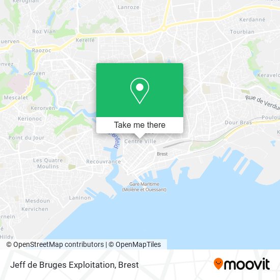 Jeff de Bruges Exploitation map