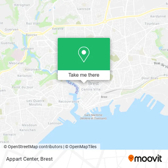 Appart Center map
