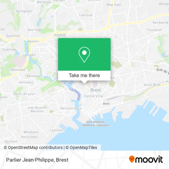 Parlier Jean-Philippe map