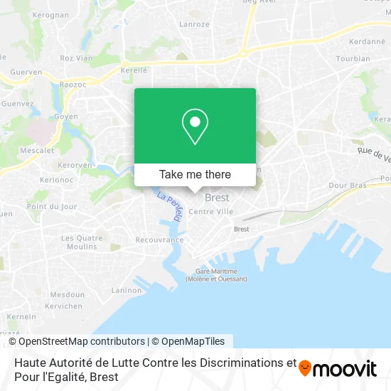 Haute Autorité de Lutte Contre les Discriminations et Pour l'Egalité map
