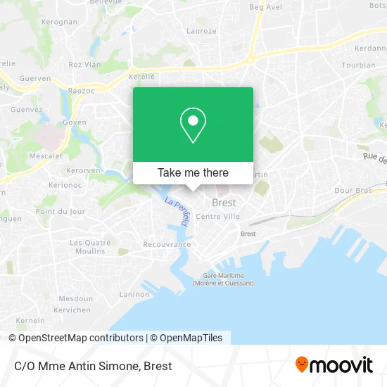 C/O Mme Antin Simone map