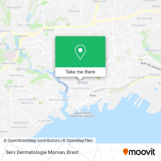 Mapa Serv Dermatologie Morvan