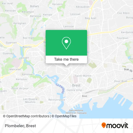 Plombelec map