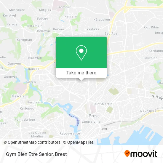 Gym Bien Etre Senior map