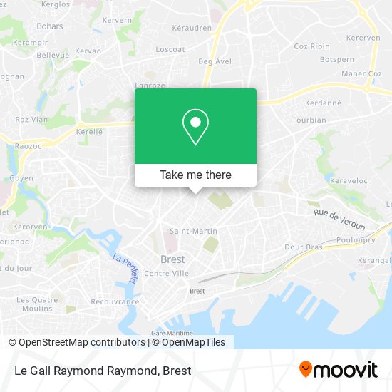 Le Gall Raymond Raymond map