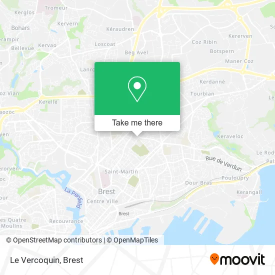 Le Vercoquin map