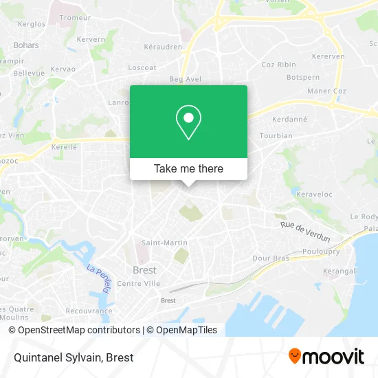 Quintanel Sylvain map