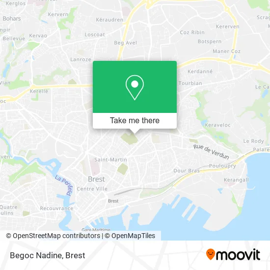 Begoc Nadine map