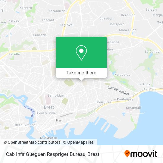 Cab Infir Gueguen Respriget Bureau map