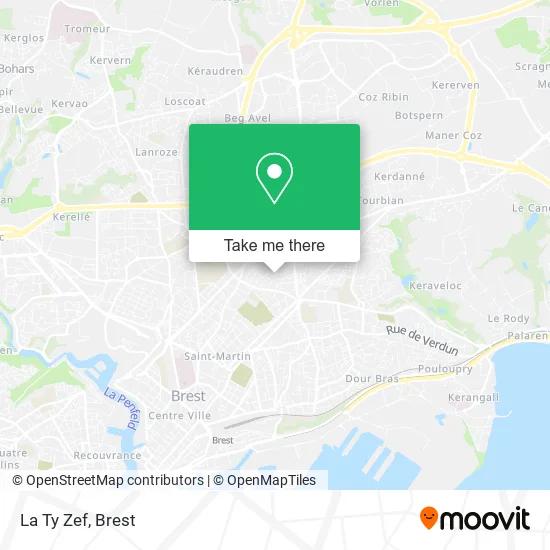 La Ty Zef map