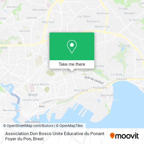 Mapa Association Don Bosco Unite Educative du Ponant Foyer du Pon