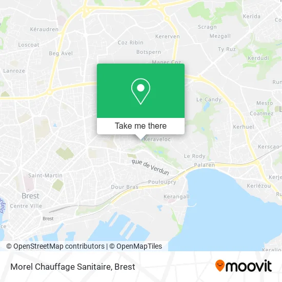 Morel Chauffage Sanitaire map