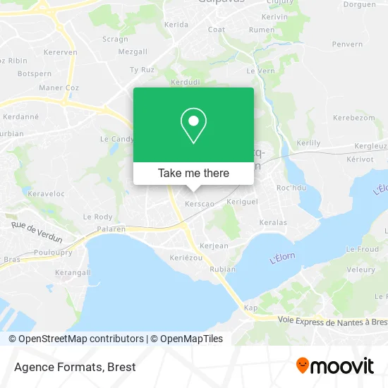 Agence Formats map