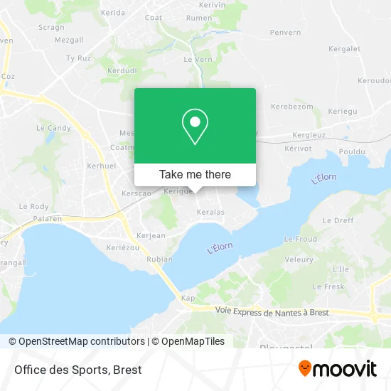 Office des Sports map