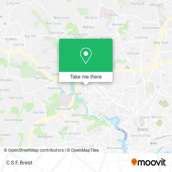 C S F map