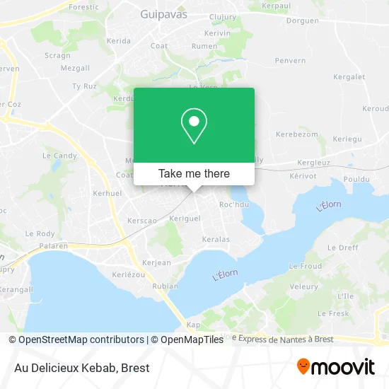 Au Delicieux Kebab map
