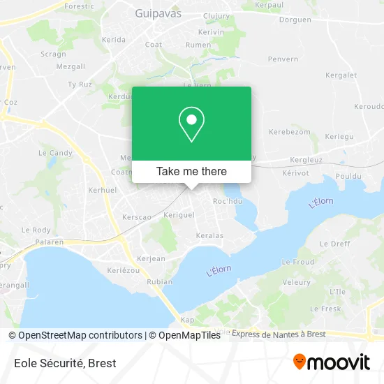 Eole Sécurité map