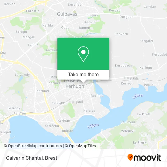 Calvarin Chantal map