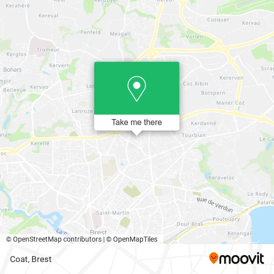 Coat map