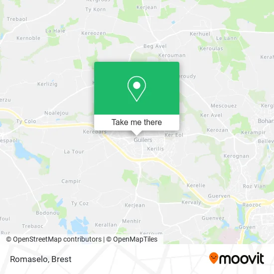 Romaselo map