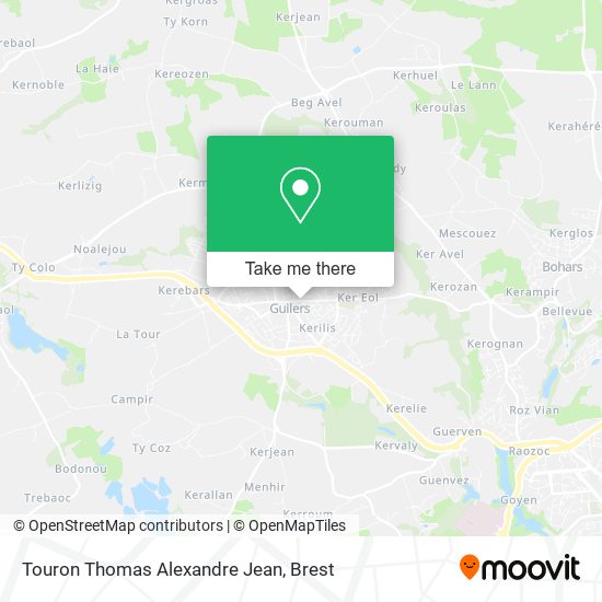 Touron Thomas Alexandre Jean map