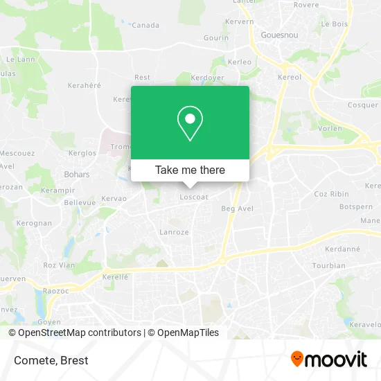Comete map