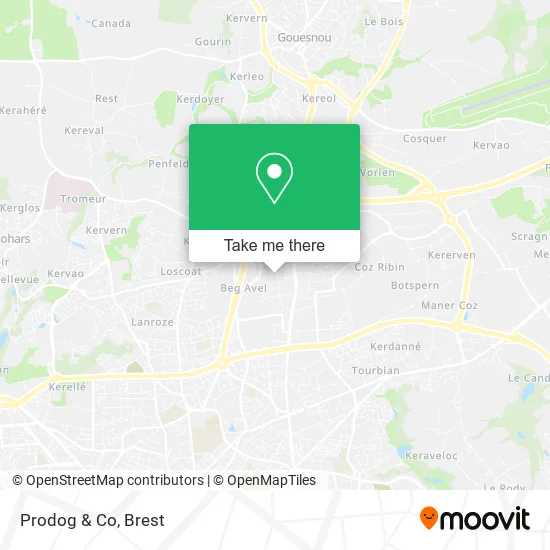 Prodog & Co map