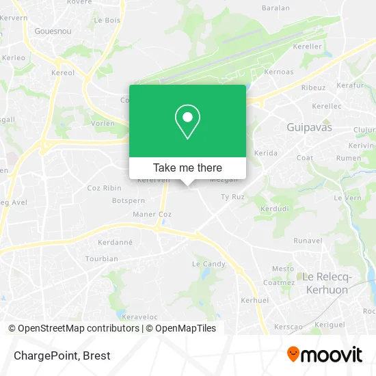 ChargePoint map
