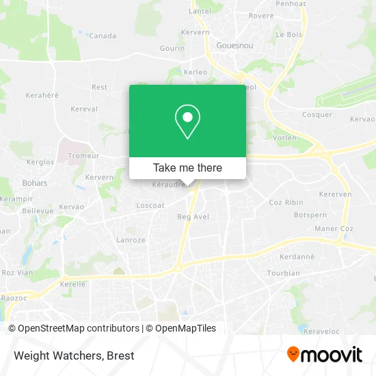 Weight Watchers map