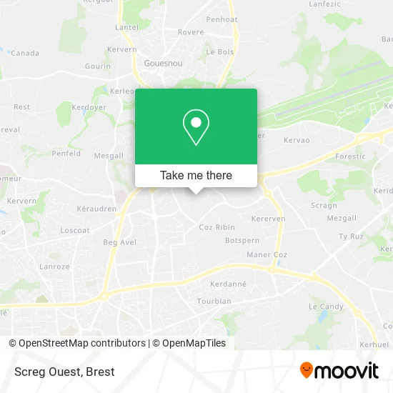 Screg Ouest map