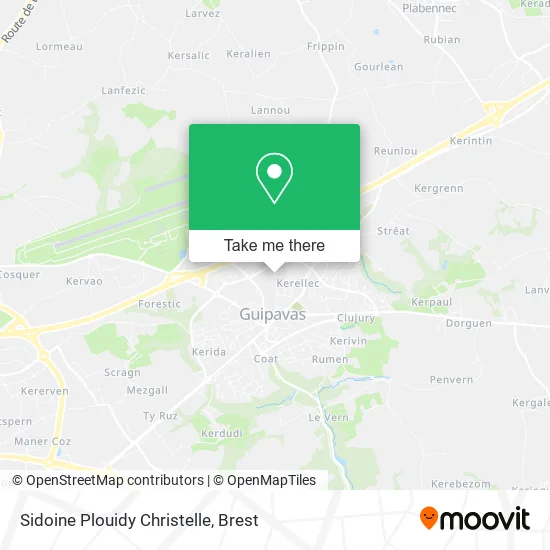 Sidoine Plouidy Christelle map