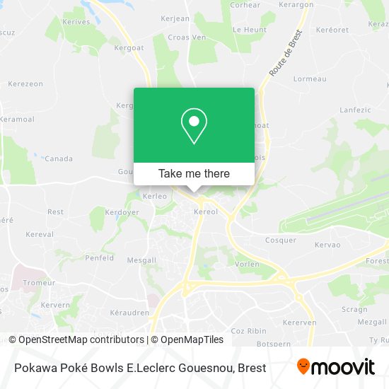 Pokawa Poké Bowls E.Leclerc Gouesnou map