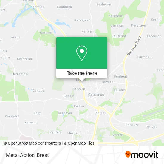 Metal Action map