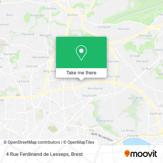 4 Rue Ferdinand de Lesseps map