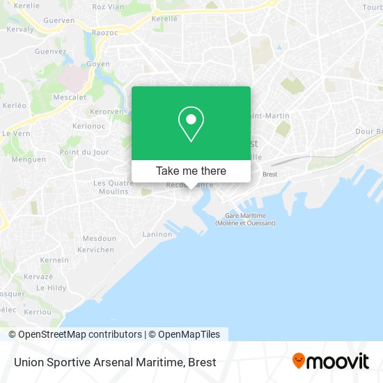 Union Sportive Arsenal Maritime map