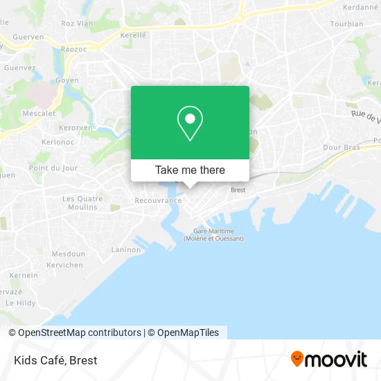 Kids Café map