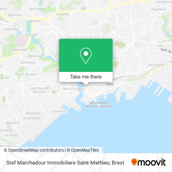 Stef Marchadour Immobiliere Saint-Mathieu map
