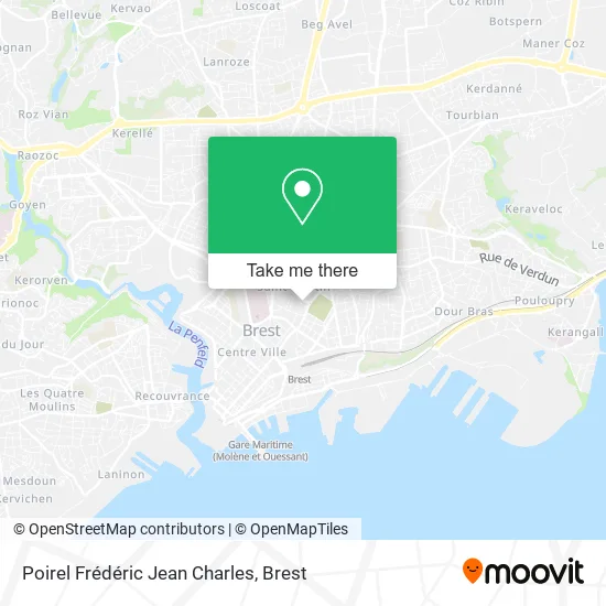 Poirel Frédéric Jean Charles map