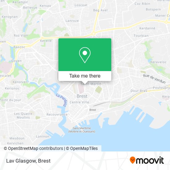 Lav Glasgow map