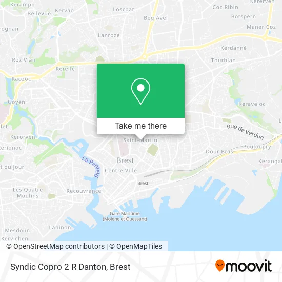 Syndic Copro 2 R Danton map