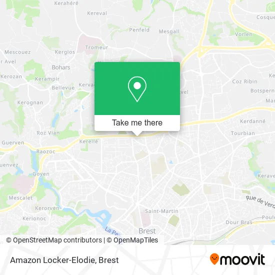 Amazon Locker-Elodie map